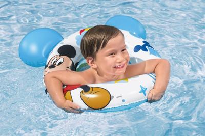 Bestway Disney Mickey Mouse Vlotter Met Oren 74x76 cm +3 tot 6 Jaar Zwembad en Strand 09109 - thumbnail