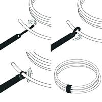 Label the Cable LTC 1130 19 inch Klittenband kabelbinder Geel, Blauw, Rood - thumbnail