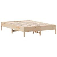 Bedframe zonder matras massief grenenhout 120x190 cm - thumbnail