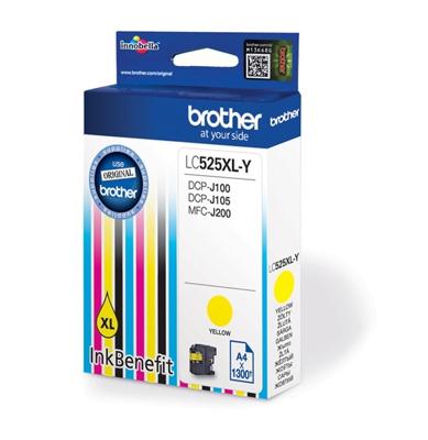 Brother LC525XL-Y inktcartridge Origineel Extra (Super) hoog rendement Geel