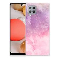 Smartphone hoesje Samsung Galaxy A42 Pink Purple Paint - thumbnail
