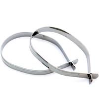 Simson broekklemmen rvs - thumbnail