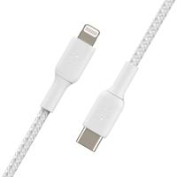 Kabel USB-C naar Lightning Belkin CAA004BT1MWH Wit 1 m - thumbnail