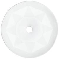 Wastafel 36x14 cm keramiek wit - thumbnail