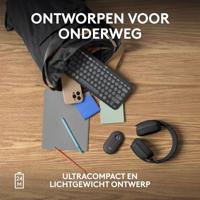 Logitech Pebble Mouse 2 M350s Muis Bluetooth Optisch Grafiet 3 Toetsen 400 dpi, 4000 dpi Geïntegreerd scrollwiel - thumbnail