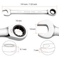 Combinatiesleutel Jetech Tool Ratel 14 mm - thumbnail