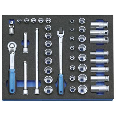 Gedore 2005 CT2-D 30 2016486 Dopsleutelset 3/8 (10 mm) 43-delig