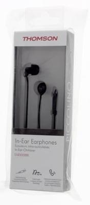 Thomson EAR3008BK In-ear-oortelefoon Piccolino Zwart Thomson EAR3008BK In-ear-oortelefoon Piccolino Zwart
