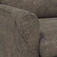 Fauteuil Donkergrijs 76 x 94 x 102 cm Kunstleer - thumbnail