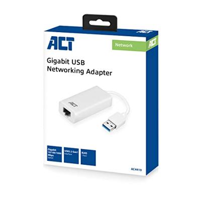 Gigabit netwerkadapter USB 3.2 Gen1 ACT AC4410