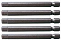 KS Tools 911.7759 Inbus-bit Speciaal staal Vernikkeld E 6.3 5 stuk(s) - thumbnail