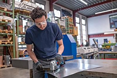 Bosch Blauw GSC 18V-16 E Accu Plaatschaar | 3.200 min-1 | Excl. accu&apos;s en lader | In doos 0601926300