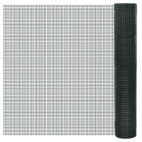 Kippengaas 25x1 m gegalvaniseerd staal met PVC-coating groen - thumbnail