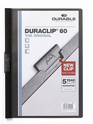 Durable Klemmap Duraclip Original 60 zwart