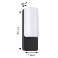 Paulmann Bonnie 94850 LED-buitenlamp (wand) LED 8.5 W Antraciet - thumbnail