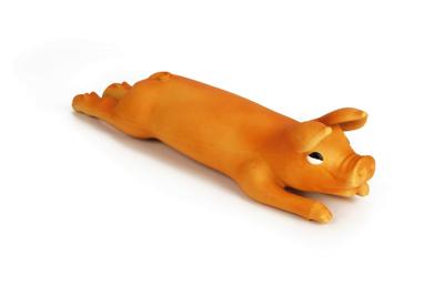 Beeztees hondenspeelgoed Biggetje groot latex 38.5x11x8cm oranje