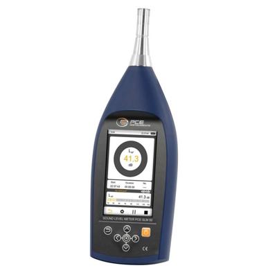 PCE Instruments PCE-SLM 50 Decibelmeter Kleurenscherm 21 - 143 dB 10 Hz - 20 kHz Ethernet, SD-kaart, USB-C