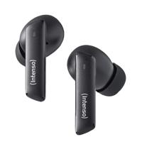 Intenso Buds Pro T500HAE schwarz In Ear oordopjes Bluetooth Zwart Noise Cancelling Waterafstotend Mobiele telefoon - thumbnail
