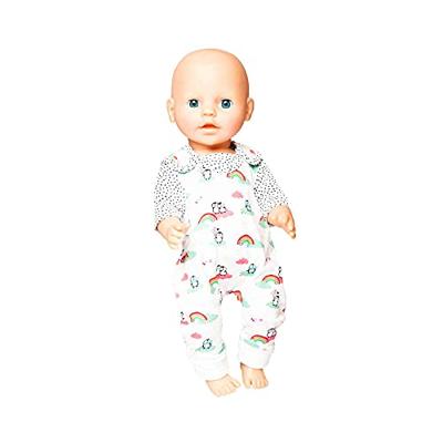 Heless Poppen romper pinguin met t-shirt, 28-35 cm - thumbnail