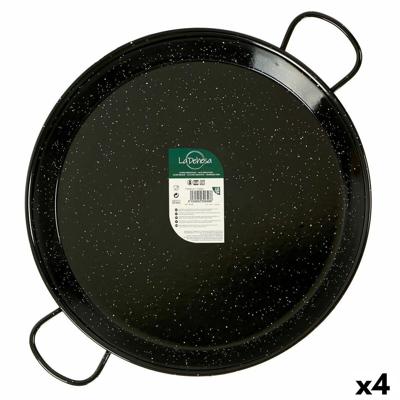 Pan La Dehesa 0260-LD 0260-LD Zwart Geëmailleerd Staal Ø 60 cm (4 Stuks)