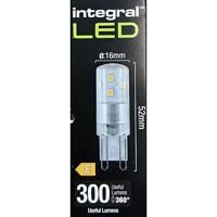Integral LED lamp G9 230V LED 3W 2700K dimbaar - thumbnail