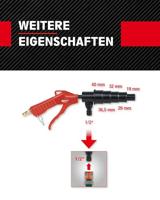 KS Tools 515.1216 Pneumatisch spoelpistool 6.3 bar - thumbnail