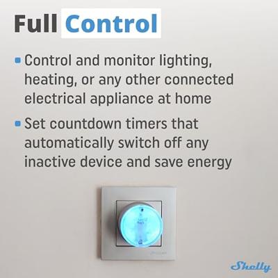 Slimme WiFi-stekker met energiemeting Shelly Plug S MTR Gen3 Wit