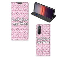 Sony Xperia 5 II Design Case Flowers Pink DTMP - thumbnail