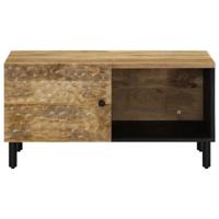 Salontafel 80x50x40 cm massief mangohout - thumbnail