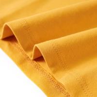 Kindershirt met lange mouwen en woorden in 3D 116 donkerokerkleurig - thumbnail