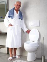 Verhoogd Toiletbril Sapho Handicap Wit - thumbnail