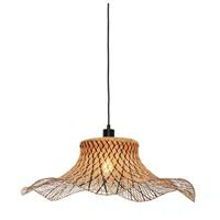 GOOD&MOJO Hanglamp 'Ibiza' Bamboe, 65cm, kleur Naturel/Zwart - thumbnail