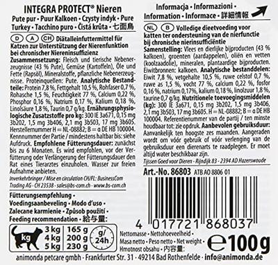 ANIMONDA Integra Protect Nieren Turkey - nat kattenvoer - 100g