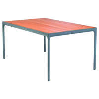 Houe Four tuintafel 160x90 bamboe, donkergrijs onderstel - thumbnail