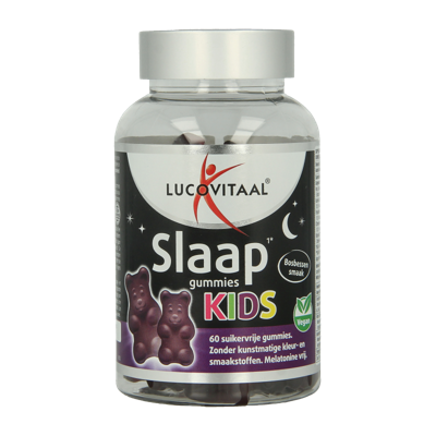 Lucovitaal Slaap gummies kids bosbes vega 60 Gummies