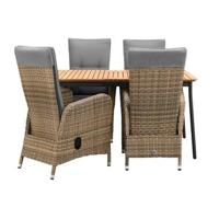 Le Sud tuinset Verona standenstoel Loire - 5-delig - thumbnail
