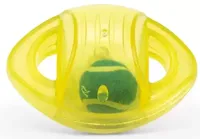 Beeztees Fetch Rugby - Hondenspeelgoed - Geel - 18x12x11 cm - thumbnail