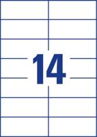 Etiket Avery Zweckform 3653 105x42.3Mm wit 1400stuks - thumbnail