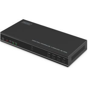 Digitus DS-55358 HDMI-extender HDMI, HDMI-ingang, USB-C Via signaalkabel 10 m
