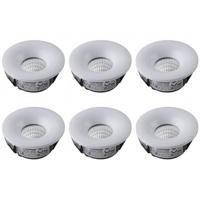 Energiezuinige LED Inbouwspots Veranda 6-pack - 3W Rond Ø48.5mm - 4200K - thumbnail