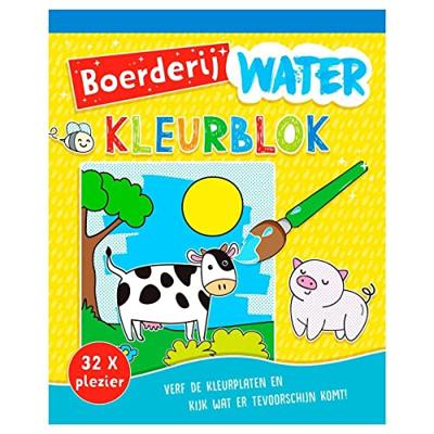 Waterkleurblok Boerderij