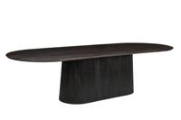 Sohome Ovale Eettafel 'Olav' Mangohout, 300 x 110cm, kleur Walnoot - thumbnail