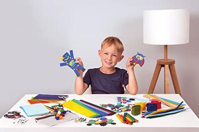 Lena Knutselkoffer Blauw 400 stuks