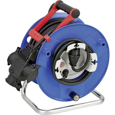 Brennenstuhl Garant G kabelhaspel IP44 | 38 meter | met 3-voudige rubberen koppeling - 1188380301