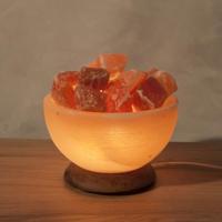Art bizniZ tafellamp zoutkristal himalaya salt dreams brokken 13x10cm oranje - thumbnail