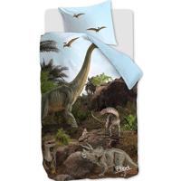 Freek Vonk dekbedovertrek Dappere Dinos Natural - thumbnail