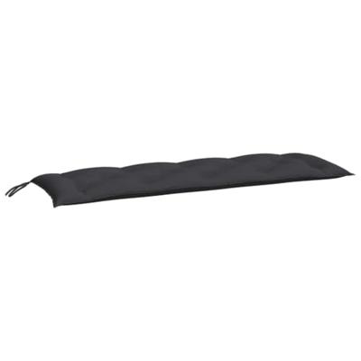 VidaXL Tuinbankkussens 2 st 150x50x7 cm oxford stof zwart