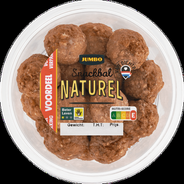 Jumbo Snackbal Naturel Voordeelverpakking 250 g