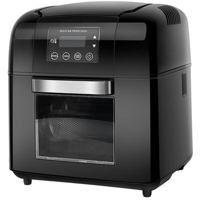 Zwarte Airfryer 9.5L - Heteluchtfriteuse met LED Touchscreen & Timer