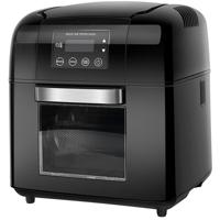 Zwarte Airfryer 9.5L - Heteluchtfriteuse met LED Touchscreen & Timer - thumbnail